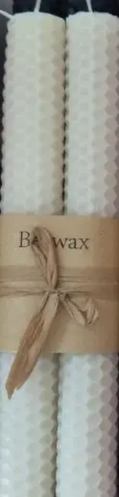 Honeycomb Candle Long Rod Candle Beeswax Cylinder Candle 2.2X20Cm